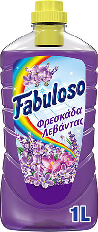 Fabuloso Υγρό Καθαριστικό Πατώματος Φρεσκάδα Λεβάντας Fabuloso (1lt)