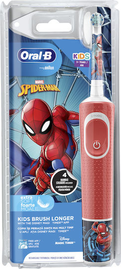 Oral-B Vitality Pro Children's Electric Toothbrush with Timer for 3+ Years Spiderman