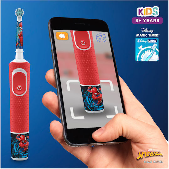 Oral-B Vitality Pro Children's Electric Toothbrush with Timer for 3+ Years Spiderman