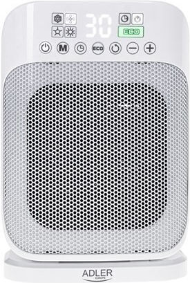 Adler Αερόθερμο Δωματίου Δαπέδου Λευκό 1500W