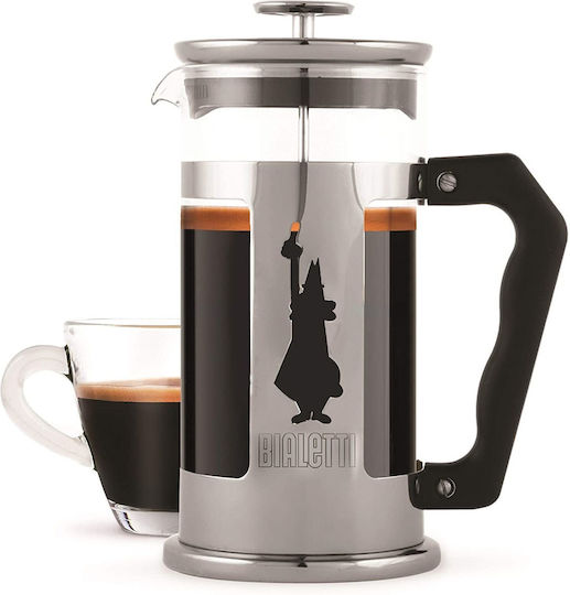 Bialetti Preziosa Cafetieră cu Filtru Manual din Oțel Inoxidabil Argintie 350ml