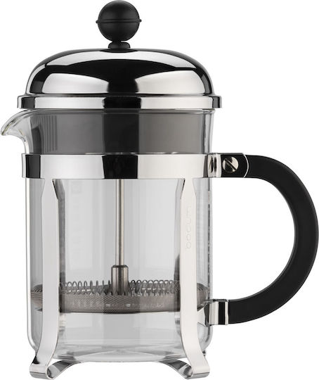 Bodum Chambord Manual Filter Coffee Maker Stainless Steel Silver 500ml