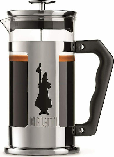 Bialetti Preziosa Cafetieră cu Filtru Manual din Oțel Inoxidabil Argintie 350ml