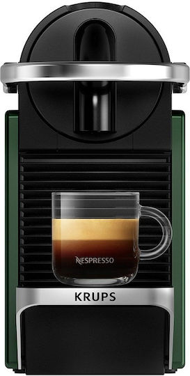 Krups Pixie Pod Coffee Machine Nespresso Pressure 19bar Green