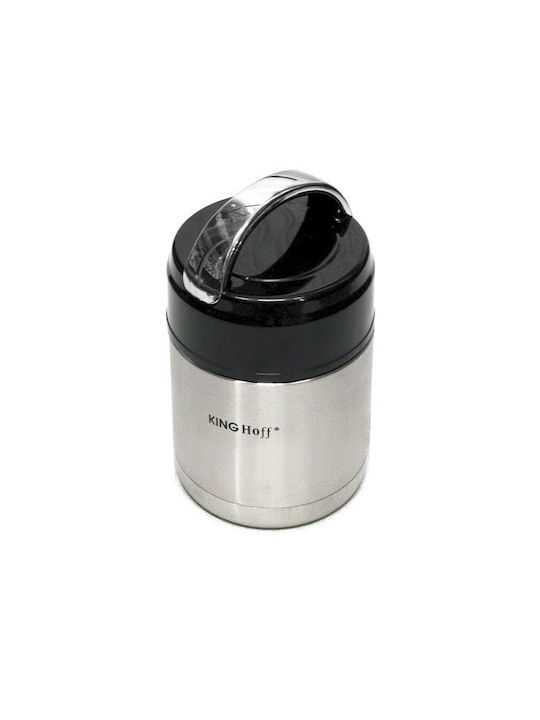 KING Hoff Δοχείο Φαγητού Inox Θερμός Ασημί 800ml
