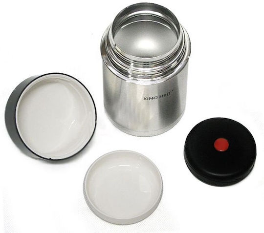 KING Hoff Lunchbox Isolierte Lunchbox Inox Silber 800ml 1Stück