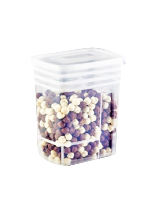 TnS Plastic Lunch Box Transparent 2pcs
