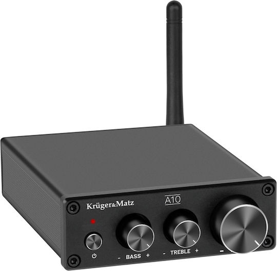 Kruger & Matz A10 Ολοκληρωμένος Ενισχυτής Hi-Fi Stereo KM0568 Μαύρος