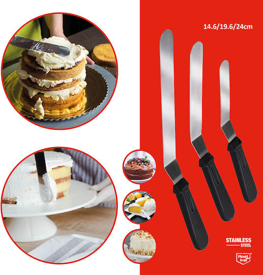 Alpina Inox Icing Spatula 26cm 3pcs