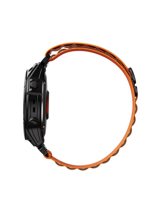 Tech-Protect Strap Fabric Orange (Fenix 5 / 5 Plus / 6 / 6 Pro / 7 / 7 Pro / 8 (47mm))