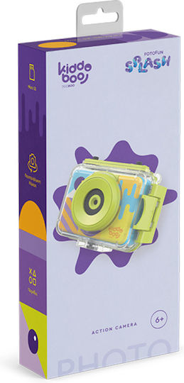 Kiddoboo 32GB Action Camera SD (480p) με Οθόνη 3" Splash Yellow