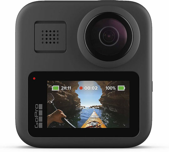 GoPro Max Action-Kamera 5K Aufnahme 360° Unterwasser und Wi-Fi Schwarz