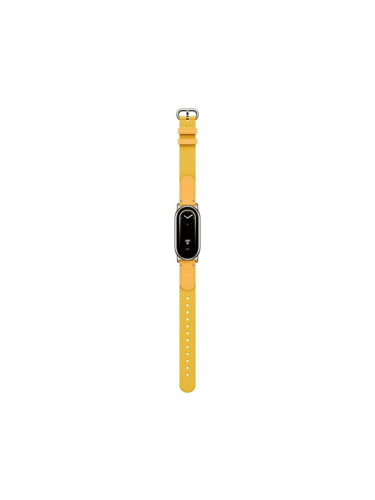 Xiaomi Strap Leather Yellow (Smart Band 8 / Smart Band 9)