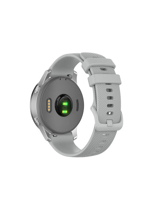 Techsuit Curea Silicon Gri (Galaxy Watch4/5/6/7/FE/4 Classic/6 Classic/5 ProHuawei Watch GT2 / GT3 (42mm) / GT3 Pro (43mm))
