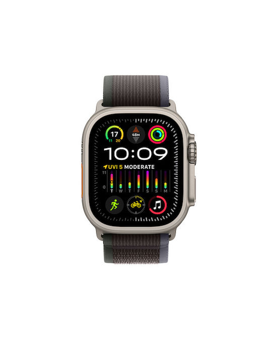 Apple Trail Loop S/M Λουράκι Υφασμάτινο Μπλε (Apple Watch 44/45/46mm/Ultra 49mm)