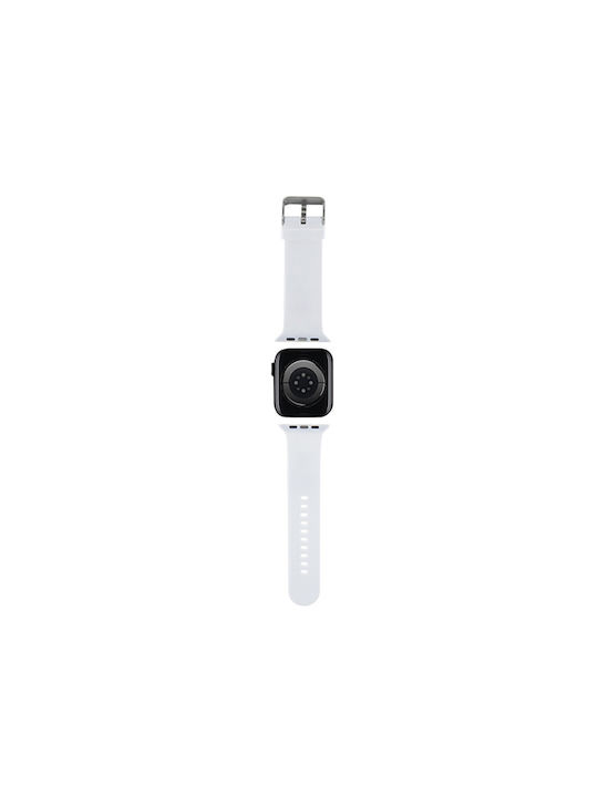Karl Lagerfeld Choupette Heads Λουράκι Λευκό (Apple Watch 38/40/41/42mm)