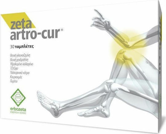 Erbozeta Zeta Artro-Cur Supplement for Joint & Bone Health 30 tabs