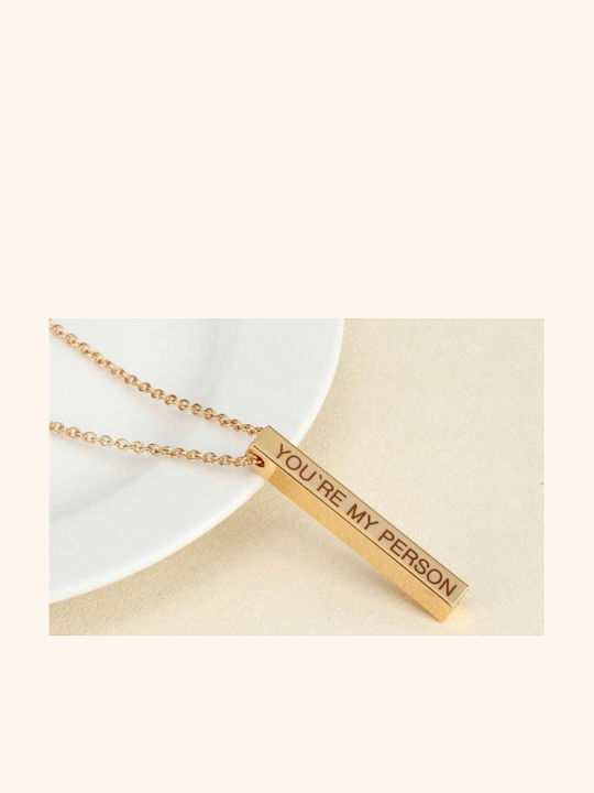 Goldsmith Колие от Позлатено Сребърен
