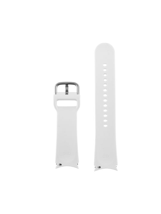 Volte-Tel Strap Silicone White (Galaxy Watch4/5/6/7/FE/4 Classic/6 Classic/5 Pro)