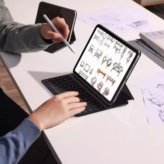 Baseus Brilliance Flip Cover cu Tastatură în Engleză SUA Negra (iPad Air 4/5, iPad Pro 11) P40112602111-03