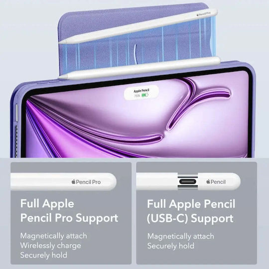 ESR Rebound Hybrid Back Cover Ανθεκτική Μωβ (iPad Air 13" 2024/2025/2026)