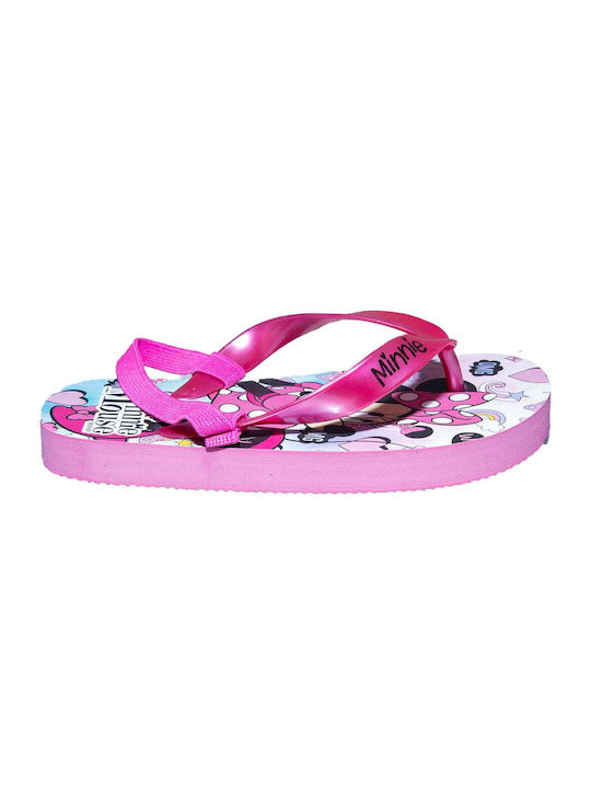 Disney Kids' Flip Flops Minnie Pink