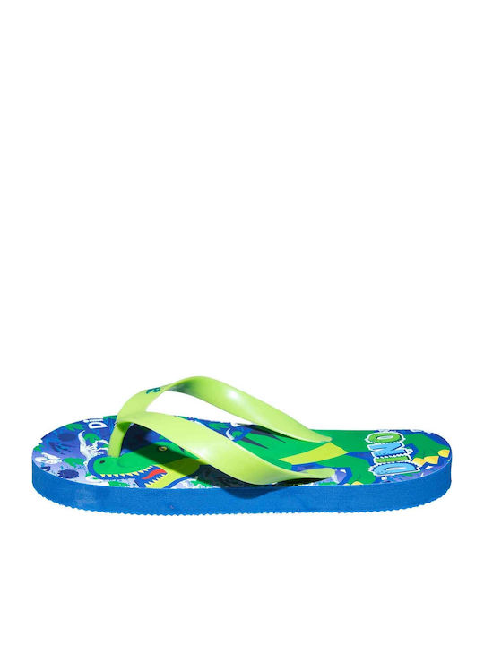 Șlapi pentru copii Flip Flops Verzi Dinosaur