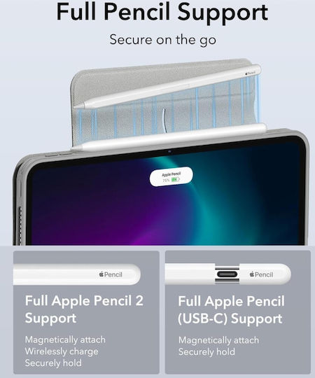 ESR Rebound Hybrid Back Cover Ανθεκτική Γκρι (iPad Pro 2024 11")