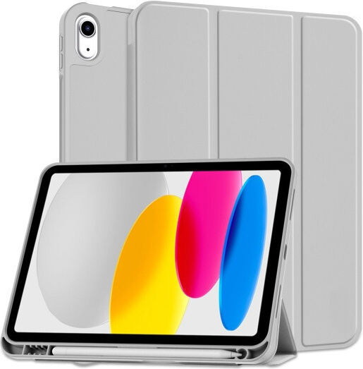 Techsuit Flip Cover Ανθεκτική Γκρι (iPad 2022 10.9'')