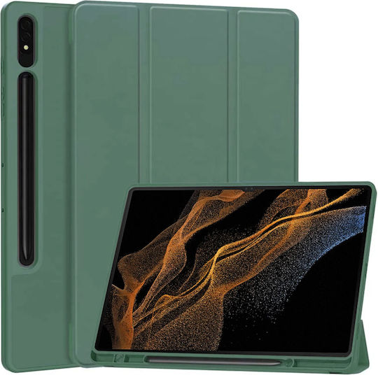 Techsuit Flip Cover Verde Samsung Galaxy Tab S8 Ultra