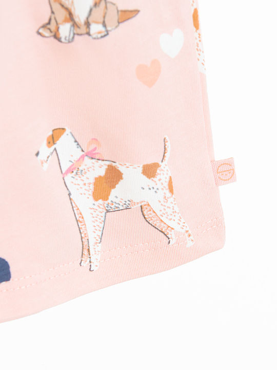 Kids' Set with Pants Winter 2pcs Pink