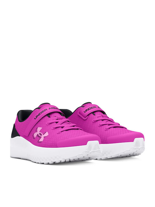 Surge 4 PS Kids Sports Shoes Running with Hoop & Loop Closure Purple
