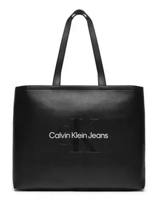 Calvin Klein Geantă de damă De umăr Neagră