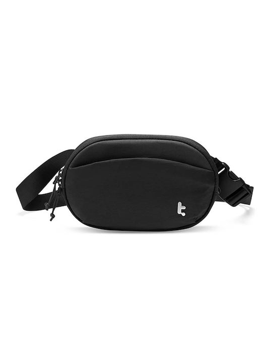 tomtoc Bum Bag pentru Curea Negru