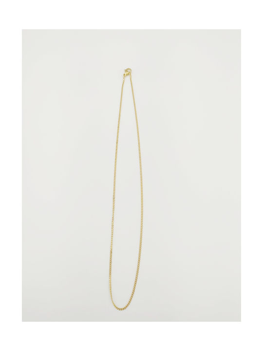 Chain Neck made of Stainless Steel Gold-Plated Length 40cm
