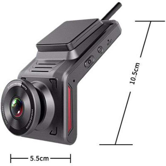 Smart Σετ Κάμερα DVR Αυτοκινήτου 1080P με Οθόνη 2" Wi-Fi, GPS & Κάμερα Οπισθοπορείας