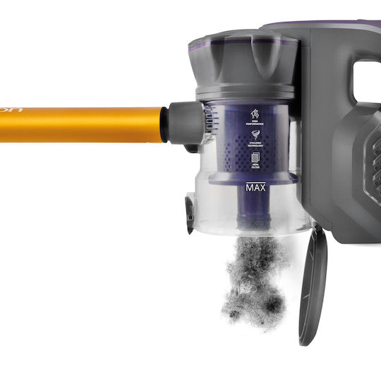 Rohnson R-1215 Ηλεκτρική Σκούπα 2 σε 1 Stick & Χειρός 800W Πορτοκαλί