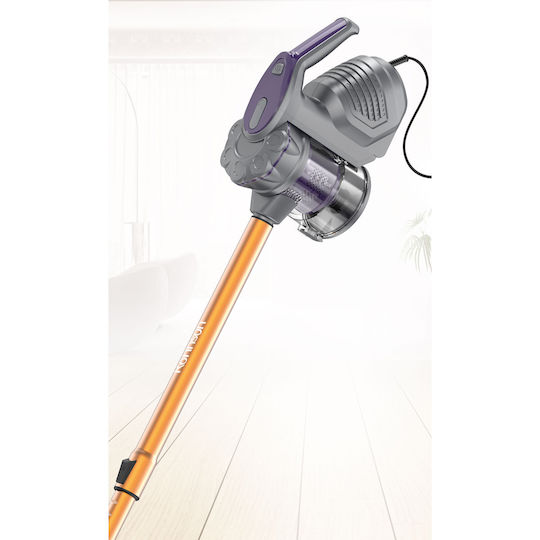 Rohnson R-1215 Ηλεκτρική Σκούπα 2 σε 1 Stick & Χειρός 800W Πορτοκαλί