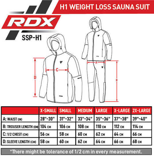 Rdx Clothing Sauna Suit H1 Pink