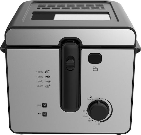 Crown Air Fryer 2.5lt Silver CDF-2516SB
