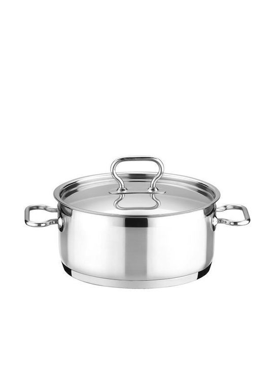 Tescoma Βαθιά Ανοξείδωτη Κατσαρόλα 4lt / 22cm