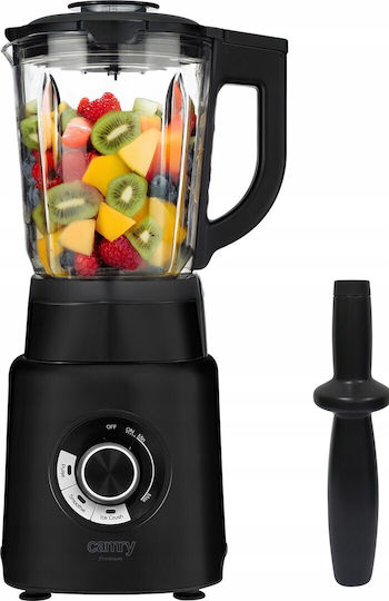 Adler Μπλέντερ με Γυάλινη Κανάτα 1.7 lt 1200W Μαύρο CR 4089