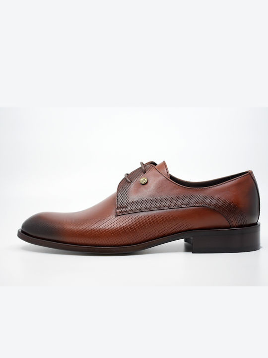 Gianna Kazakou Men's Leather Dress Shoes Tabac Brown