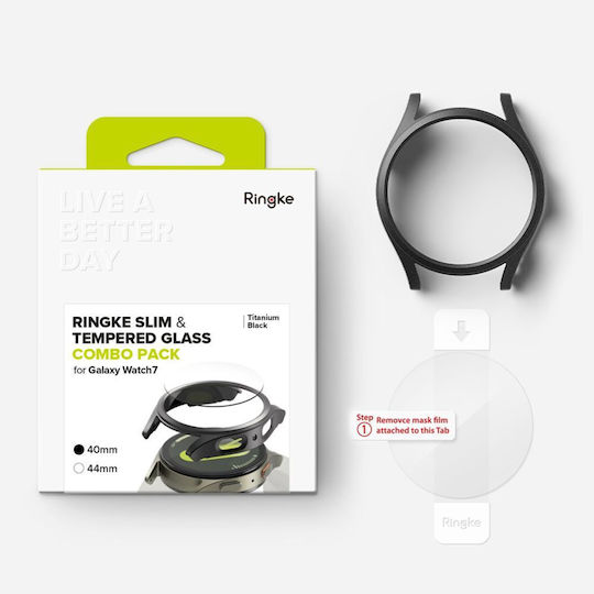 Ringke Tempered Glass pentru Galaxy Watch7 40mm 1buc