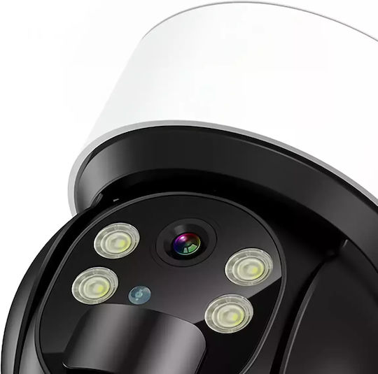 Choetech 01.03.05.ASC006-4G IP Surveillance Camera 4G Full HD+ 4MP Waterproof Battery Powered with Two-Way Communication and Lens 4mm
