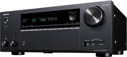Onkyo TX-NR7100 DAB Home Cinema Receiver 4K/8K 9.2 Channels 100W/8Ω 220W/6Ω with HDR and Dolby Atmos Black