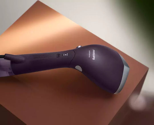 Philips Series 7000 Ατμοκαθαριστής Ρούχων Χειρός 1500W με Δοχείο 100ml Μωβ