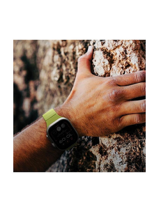 Uniq Λουράκι Ανοξείδωτο Ατσάλι με Pin Πορτοκαλί (Apple Watch 44/45/46mm/Ultra 49mm)