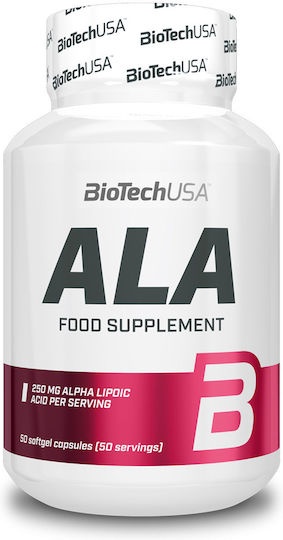 Biotech USA Alpha Lipoic Acid Ειδικό Συμπλήρωμα Διατροφής 50 κάψουλες