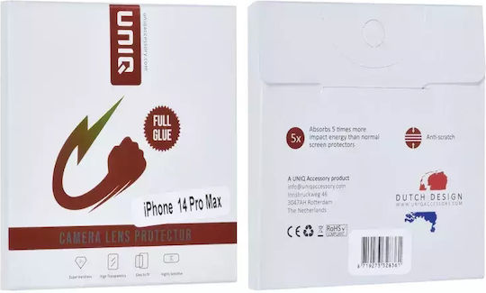 Uniq Camera Protection Tempered Glass Transparent for the iPhone 14 Pro Max